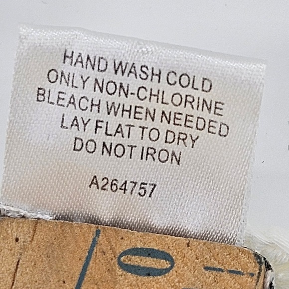 Boho White Crochet Knit Fringe Layering Top Med Cottage Fairy Dainty Romantic - Picture 6 of 7